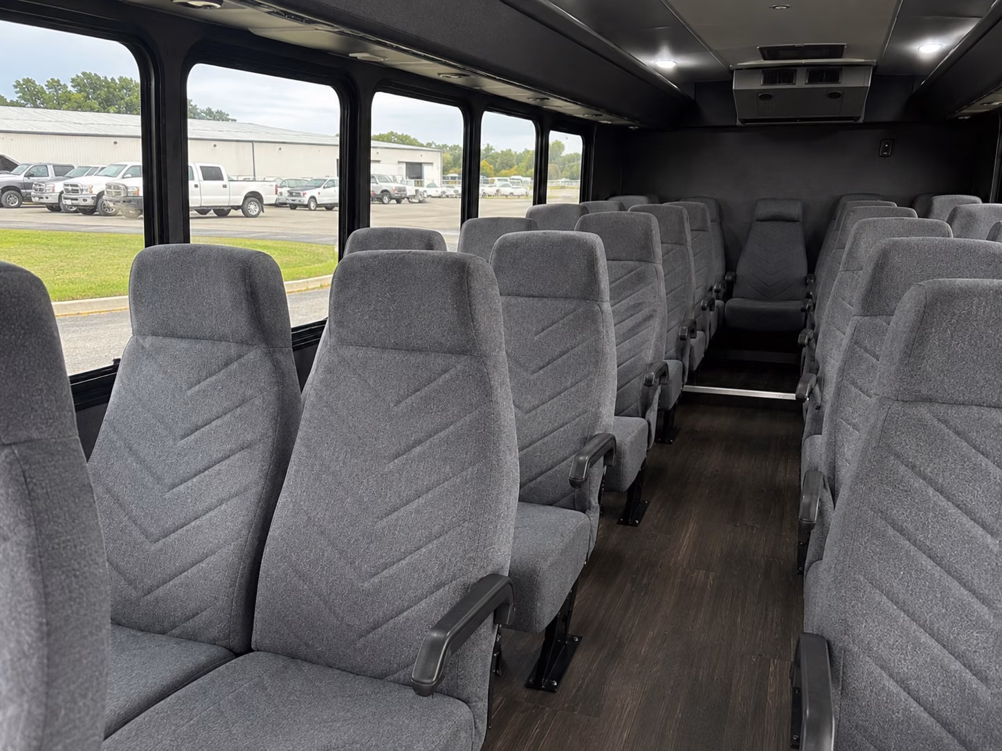 cambridge 20 passenger minibus interior