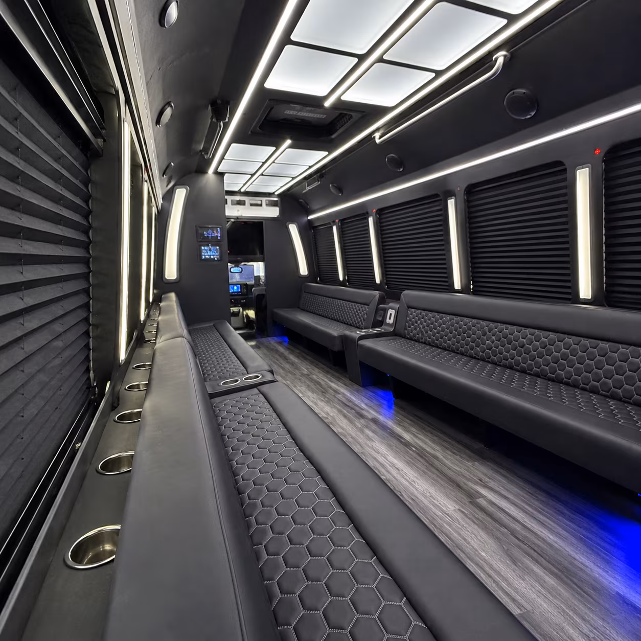 cambridge party bus inside