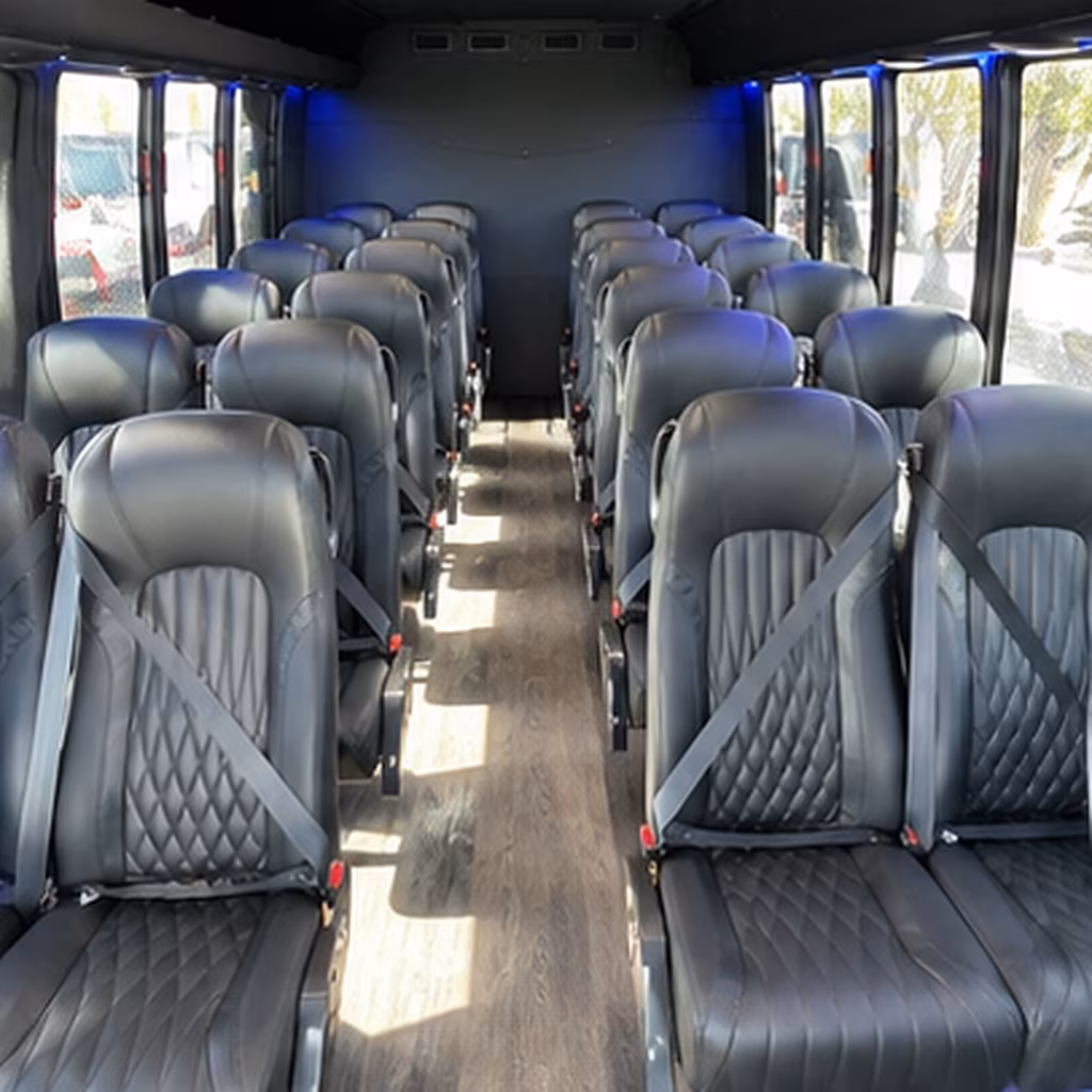 minibuses to xfinity center leader bank pavilion and south shore amphitheaters