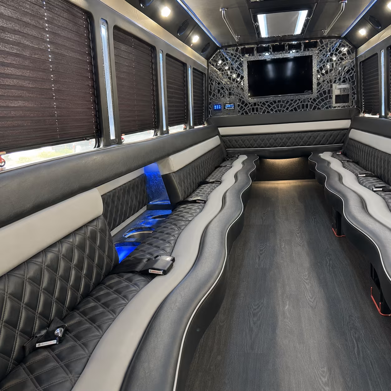 party buses for cambridge wedding parties and bridal groups